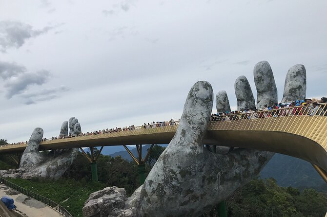 Ba Na Hills - Golden Brigde included Buffet lunch 1 day trip - Da Nang return: finishing with cable car back down