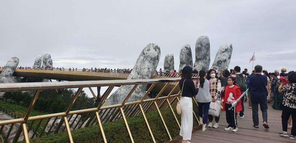 BaNa Hills - Golden Bridge Full Day Group Trip From Hoi An - The upper circuit: Nginh Phong Peak, gardens, and orchid stops