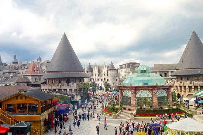 Bana Hills - Golden Hand Bridge Full Day Tour - Sun World Ba Na Hills cable car: the view ride that sets expectations