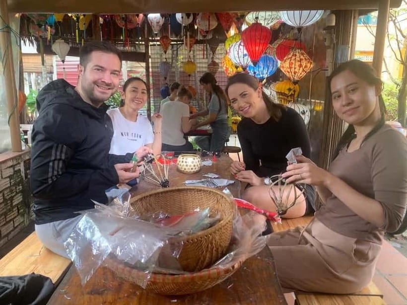 CAM THANH ECOTOUR - LANTERN - MY SON HOLYLAND FULL DAY TOUR - Cam Thanh Coconut Village: Lantern Making + a Peaceful Coconut-Forest Ride