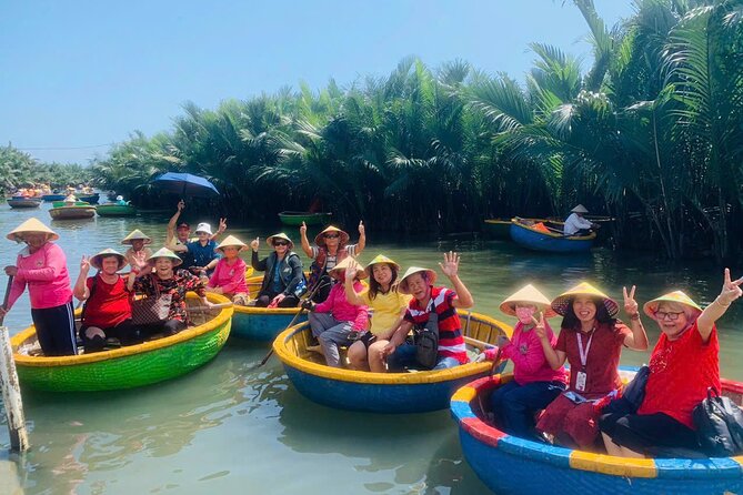 Coconut Basket Boat Ride by Hangcoconut - Rowing the Coconut Basket Boat in Bay Mau: what it actually feels like