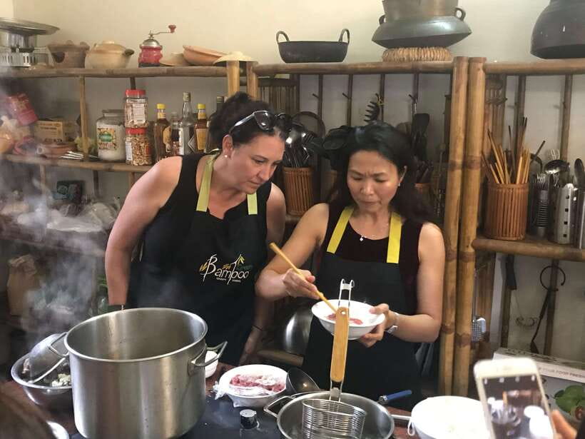 Cooking Class at Green Bamboo - From market to chopping board: how the hands-on kitchen works