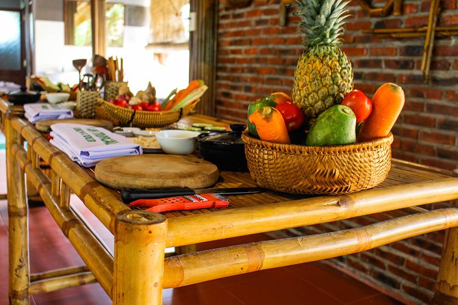 Cooking Class Hoi An:Local Market, Basket Boat, Fishing & Cooking - Stop One: Eco-Tourism in Cam Thanh and Nipa Palm Crafts