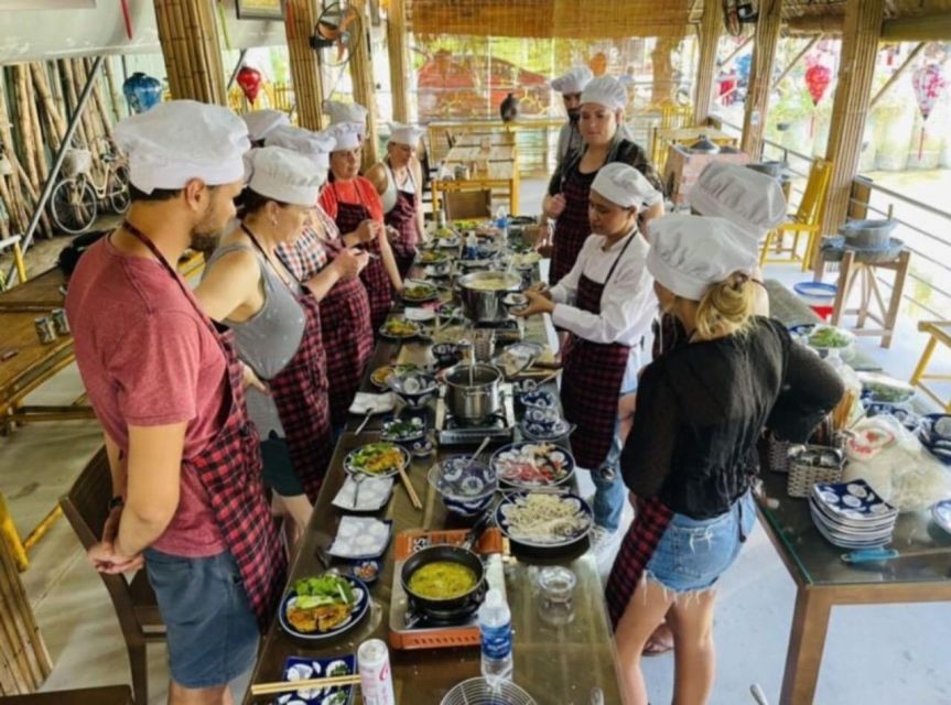 Cooking Class w Phở and Market & Basket Boat Ride in Hoi An - Bamboo Basket Boat at Cam Thanh: Bay Mau’s coconut forest feels different