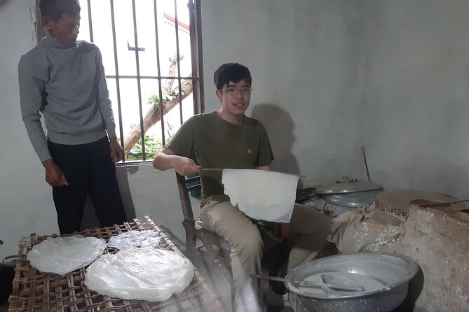 Countryside Bicycle To-Trà Quế village,Carpentryvillage,makingMat - The hands-on workshops: lanterns, sleeping mats, and rice noodles