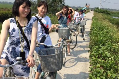 Cycling, Buffalo, Basket Boat ride in Hoi An - Fisher life at Cam Thanh: nets, fish, and purple crab catching