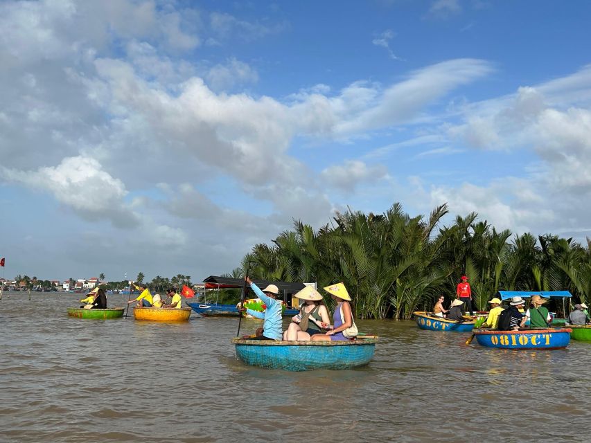 Da Nang: Basket Boat in Coconut Forest, Sunset & Hoi An Town - 15:00 Pickup to 16:00 Arrival: how the day stays organized