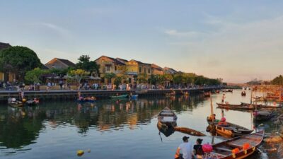 Da Nang: Basket Boat in Coconut Forest, Sunset & Hoi An Town - On the Water: basket boat ride in the coconut forest