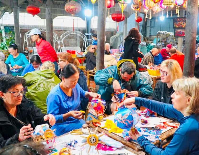 Da Nang/Hoi An: Lantern Making Workshop and Basket Boat Ride - Lantern workshop in Hoi An/Da Nang: make your own eco lantern
