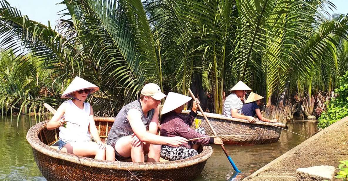 Experience Bamboo Basket Boat on Coconut village w Locals - Getting to the coconut village: Nong Thon Travel and the Pink T-Shirt pickup