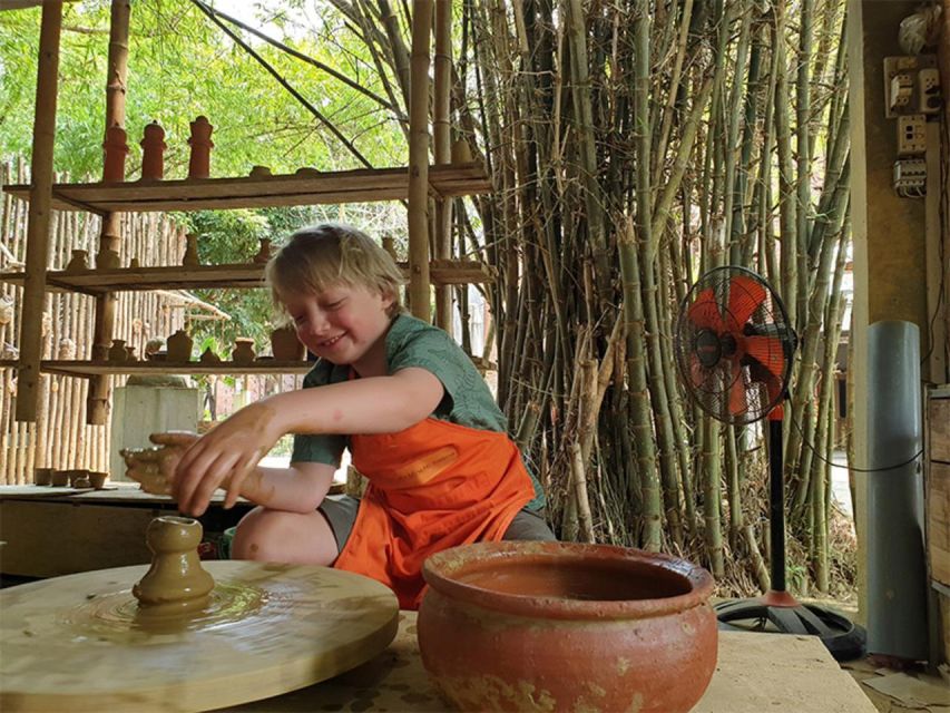 Experience Making Pottery with Local Craftsman in local home - Visiting Xuan My Communal House and Nam Dieu Temple on your own