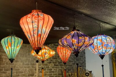 Express Hoi An Lantern Making Class-Foldable lanterns - Tea, Talk, and Choosing Silk Before You Glue Anything