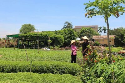 Farming with the Local Famers - Bamboo basket boat ride: calm water views without the tourist chaos