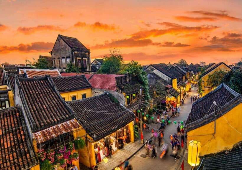 From Danang: Shuttle bus Danang- My Son - Hoi An - Danang - Getting Going: Rom Coffee Shop and the Morning Kick-Off