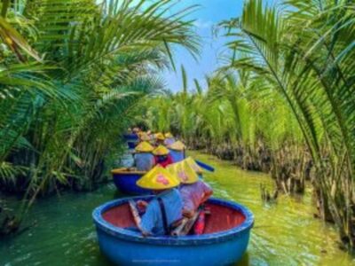 From Hoi An: Bay Mau Coconut Forest Bamboo Basket Boat Ride - The Bamboo Basket Boat Ride Through Thu Bon and Bay Mau
