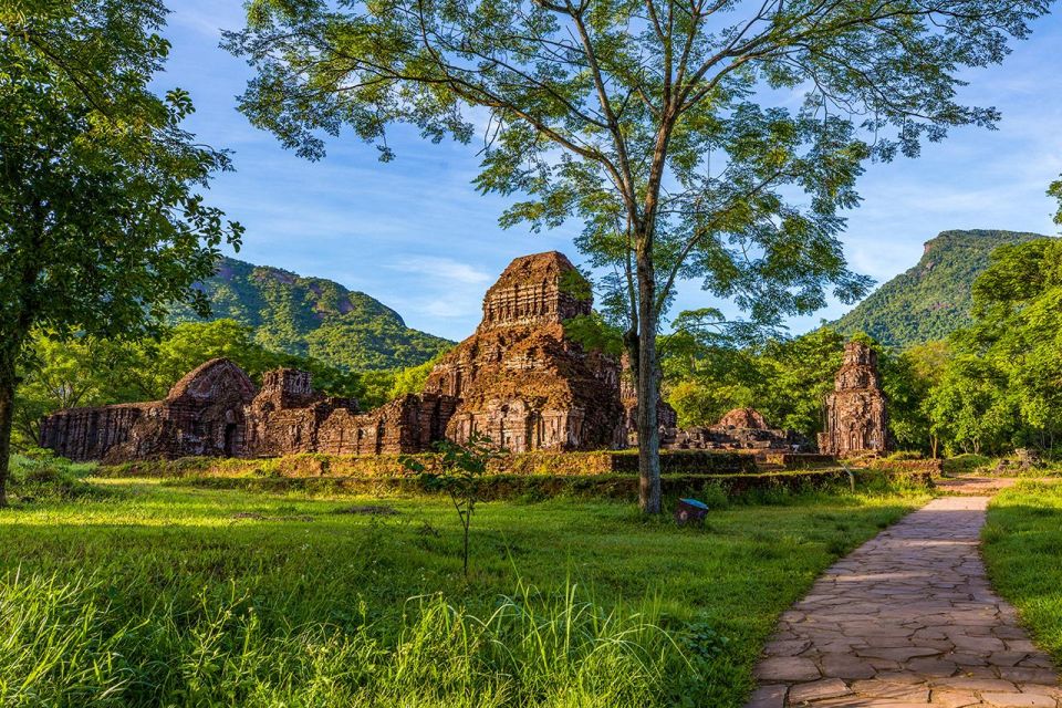 From Hoi An: Day Tour of My Son Temples and Marble Mountain - My Son Sanctuary: UNESCO towers in a green valley of Champa