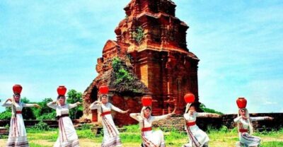 From Hoi An: Discover My Son Sanctuary & Sunset River Cruise - Walking the Champa ruins with a clear English guide