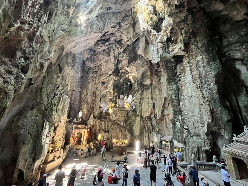 From Hoi An: Marble Mountains and My Son Sanctuary Day Trip - Local Lunch Fuel and the Marble Craft Stop