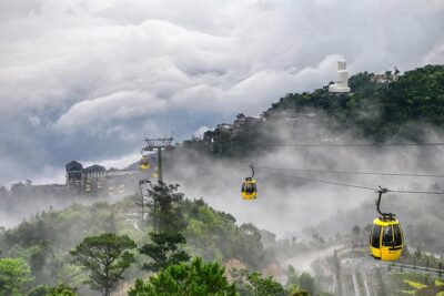 Golden Bridge and Ba Na Hill Full day tour from Hoi An/ Da Nang - The French village feel: wine cellar, flower gardens, and King Peak time