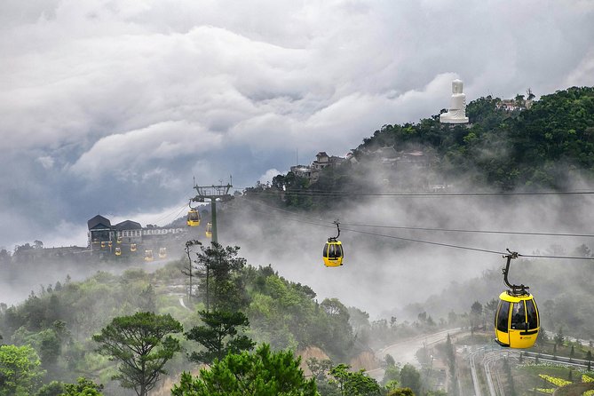Golden Bridge and Ba Na Hill Full day tour from Hoi An/ Da Nang - The French village feel: wine cellar, flower gardens, and King Peak time
