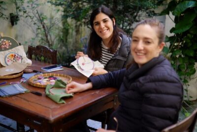 Hand Embroidery Workshop in Hoi An for Beginers - The 2.5-hour workshop flow: from basic stitches to flowers (and 3D effects)