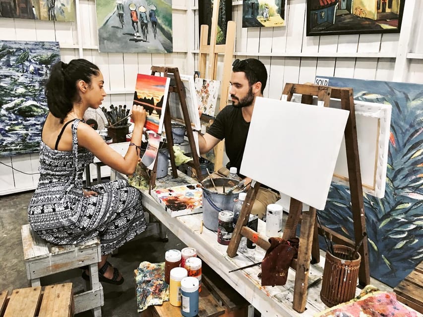 Hoi An: 2 Hours Painting Class with Local Artist in Oldtown - Acrylic on canvas: what you’ll actually create (and how it’s handled)