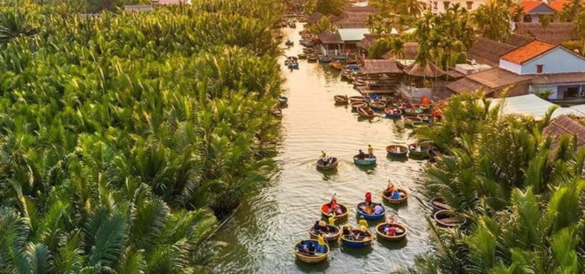 Hoi An: Basket Boat & Discover Cam Thanh Coconut Village - Bamboo Basket Boat 45 Minutes: Paddling Skills and the Race Moment