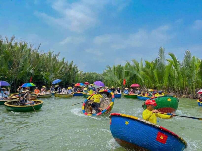 Hoi An: Basket Boat Ride in the BẢY MẪU Coconut Forest - Net Casting and Crab Fishing: Fun Hands-On Moments, Not a Survival Test
