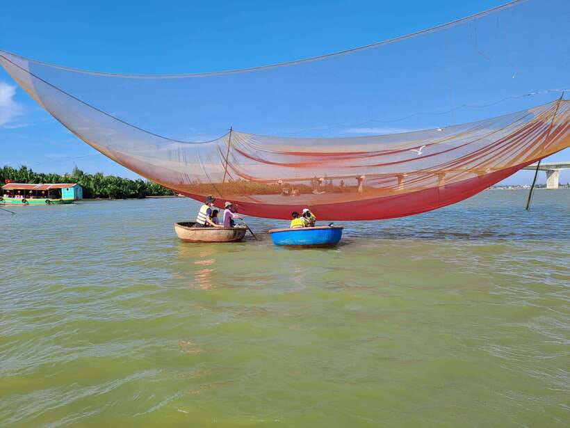 Hoi An: Basket Boat Riding at Bay mau coconut village - What you’ll see on the water: channels, calmer side routes, and fishing moments