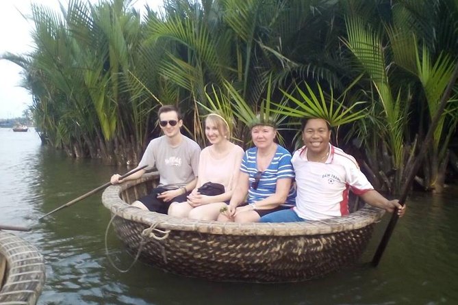 Hoi An Basket Boat Tour & cooking class(local market, boating, fishing crab...) - The coconut forest break: Bay Mau, leaf houses, and wartime stories