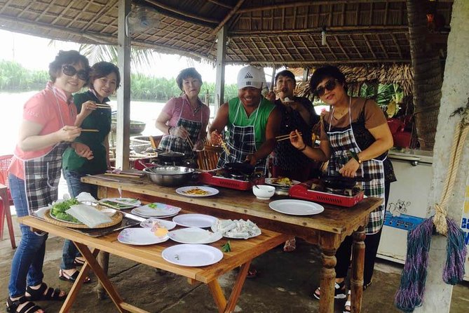 Hoi An Bicycle And Cooking Class Tour - Cam Thanh coconut forest and the basket boat: rowing with local fishermen