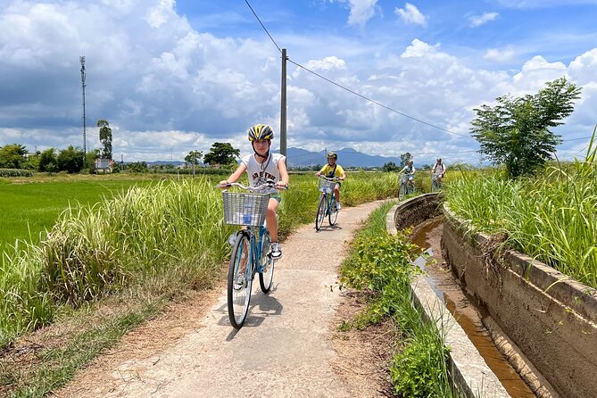 HOI AN Biking Vegetable Village, Basket Boat, Coconut Forest - Basket Boats on the River and Catching River Crabs