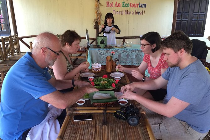 Hoi An Buffalo Riding & Basket Boat Tour with local home cooking - Bamboo Basket Boat Rowing on the Cua Dai River