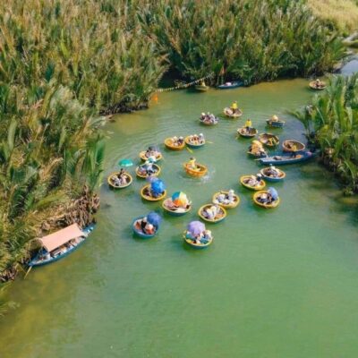 Hoi An : Cam Thanh Basket Boat Riding W Two-way Transfers - Getting there from Hoi An with two-way transfers