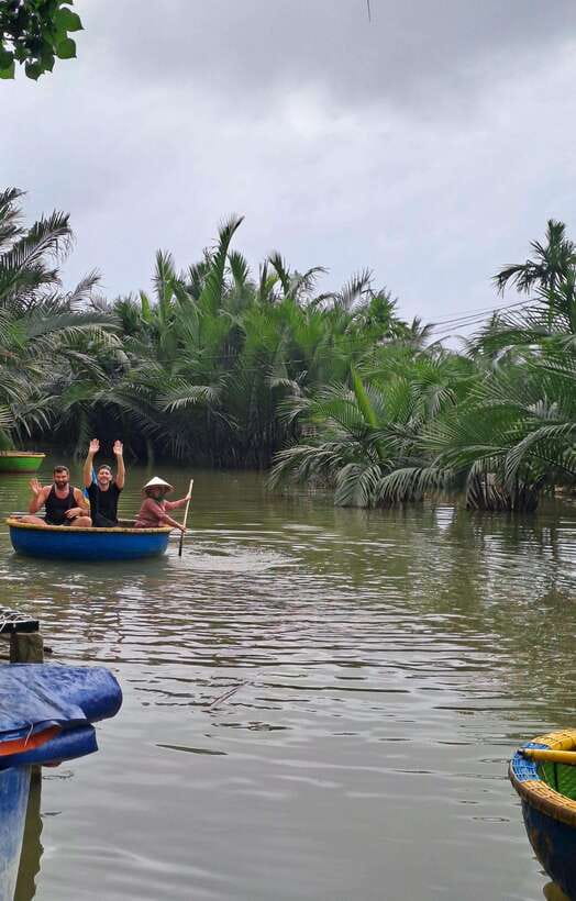 Hoi An City tour -Basket boat ride in the Coconut forest - Rowers’ Performances and On-Water Entertainment