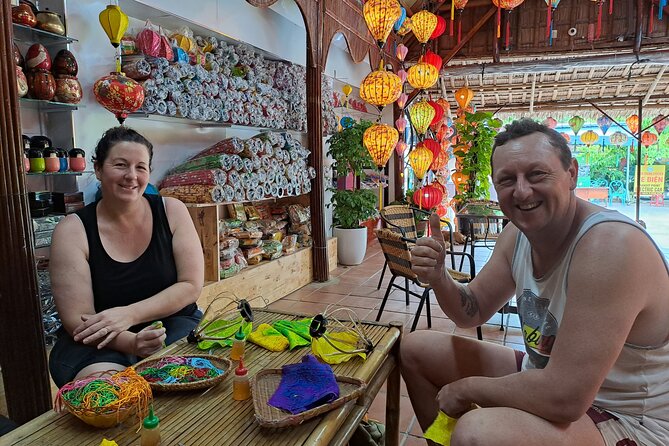 Hoi An City tour -Lantern Making and Silk Making process - What you’ll do during the lantern making (bamboo frame to silk outside)