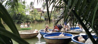 Hoi An Coconut Basket Boat Ride in Thanh Dong Village - From Thanh Dong Organic Garden to the Water in About 40 Minutes
