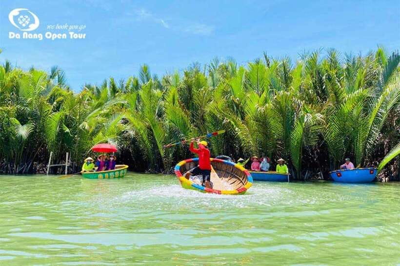 Hoi An: Coconut Jungle, Basket Boat, City and Lantern Tour - Crab Fishing and Basket Dancing: The Fun Part That Also Teaches