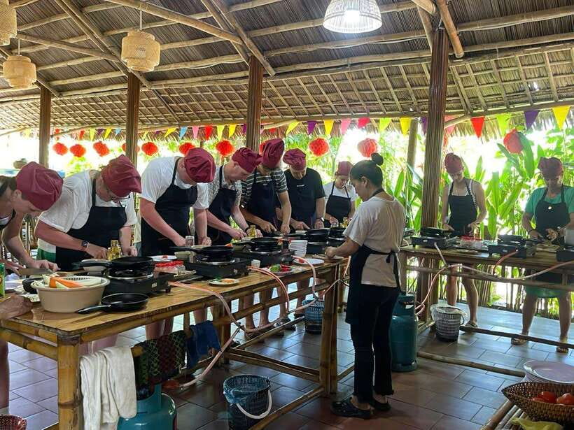 Hoi An: Cooking Class, Crab Fishing-Basket Boat, Market Tour - Hoi An market tour: learn ingredients, not just what to buy