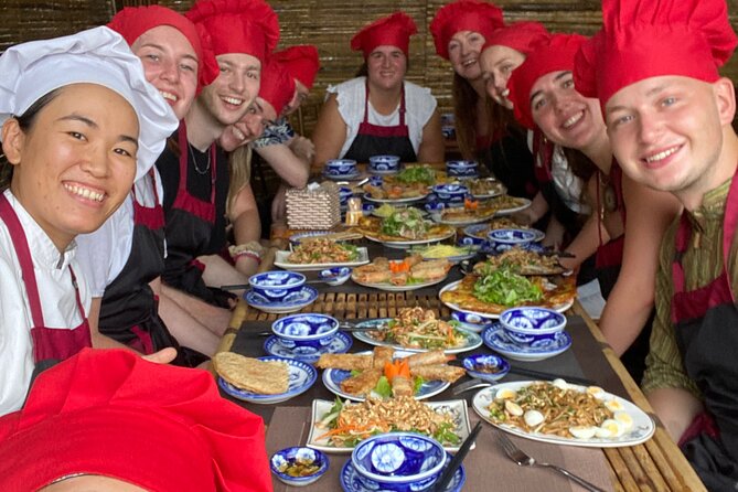 Hoi An Cooking Class(Local market,Basket Boat,Fishing & Cooking) - From hotel pickup to the Bay Mau coconut forest