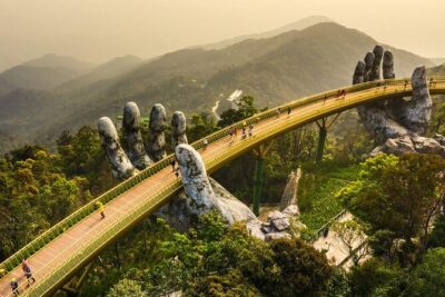 Hoi An/Da Nang Ba Na Hills - Golden Bridge small group - Golden Bridge, Big Buddha, gardens, and the French Village vibe