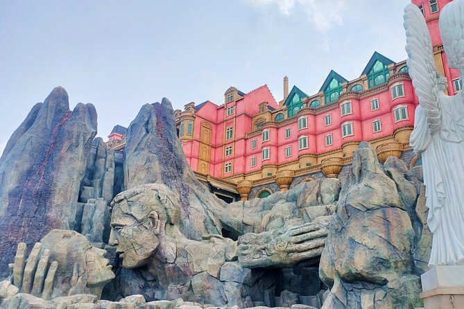 Hoi An/Da Nang: Golden Bridge, My Son Sanctuary & Marble Mountain - Marble Mountains: stone dragons, Buddha figures, and Am Phu Cave