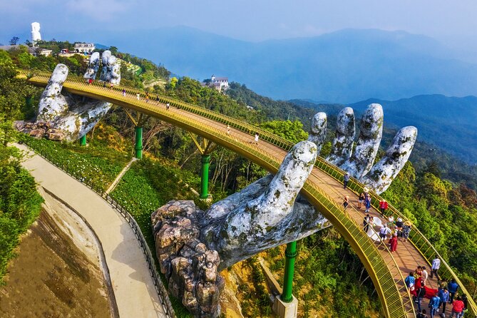 Hoi An/Da Nang: Golden Bridge, My Son Sanctuary & Marble Mountain - Golden Bridge at Ba Na Hills: the dramatic centerpiece