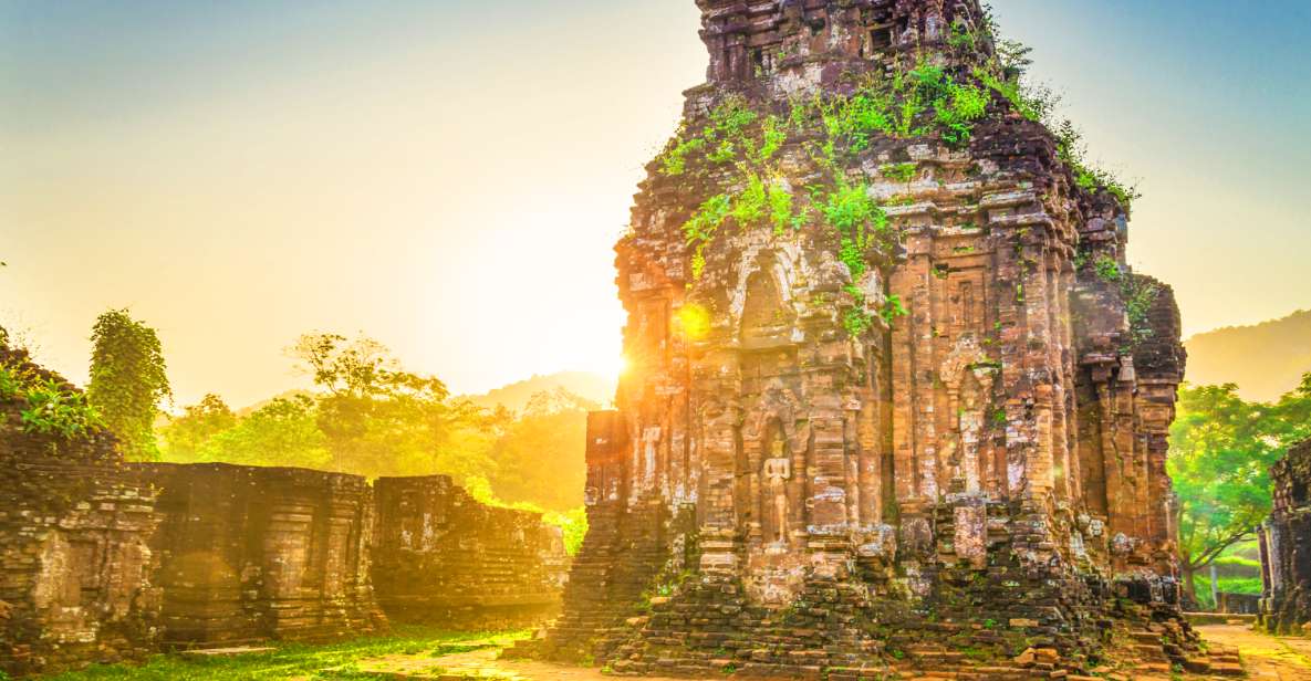 Hoi An/Da Nang: My Son Afternoon tour: Banh my and Cruise - My Son Sanctuary: ruined temples, real religious meaning, and a guide that keeps pace