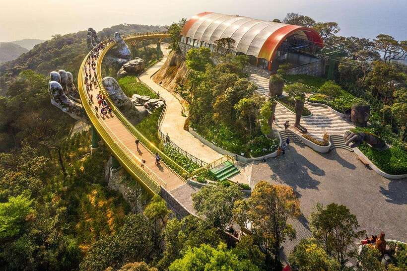 Hoi An/Da Nang: My Son Sanctuary - Golden Bridge by Car - Ba Na Hills and the Golden Bridge at 1,414m
