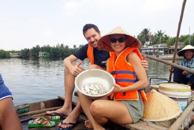 Hoi An Eco Tour Cooking Class & Fishing (Local market,basket boat,learn cooking) - Bay Mau coconut forest and the basket-boat ride