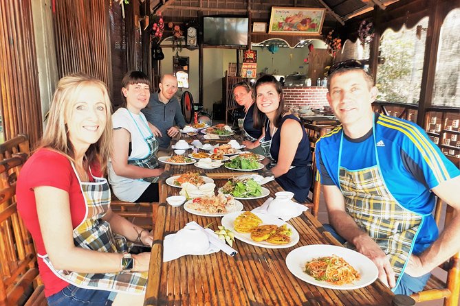 Hoi An Eco Tour Cooking Class & Fishing (Local market,basket boat,learn cooking) - Lunch or dinner you make: expect generous portions