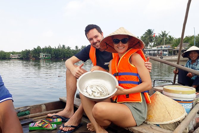 Hoi An Eco Tour Cooking Class & Fishing (Local market,basket boat,learn cooking) - Bay Mau coconut forest and the basket-boat ride