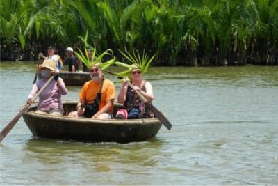 Hoi An Farming And Fishing Life - Bay Mau coconut waterways and the bamboo basket boat
