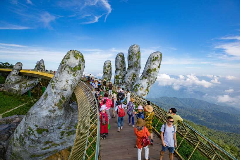 Hoi An: Full-day Ba Na Hills & Amazing Golden Bridge - The French village and cathedral-style streets